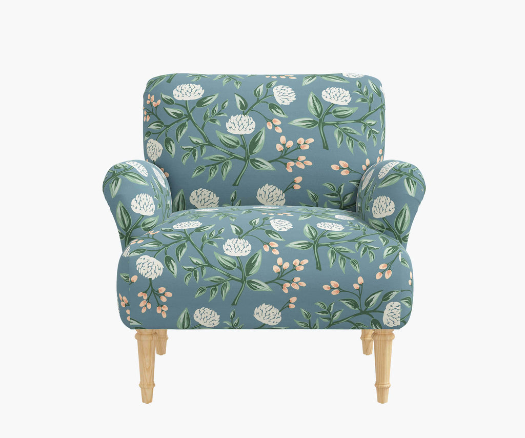 Cloverpaperco™ - Bristol Armchair - Peonies