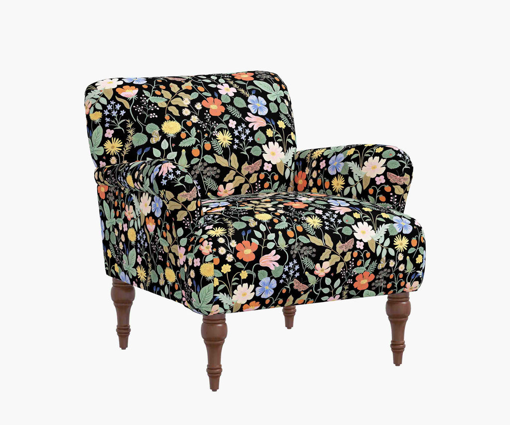 Cloverpaperco™ - Bristol Armchair - Strawberry Fields