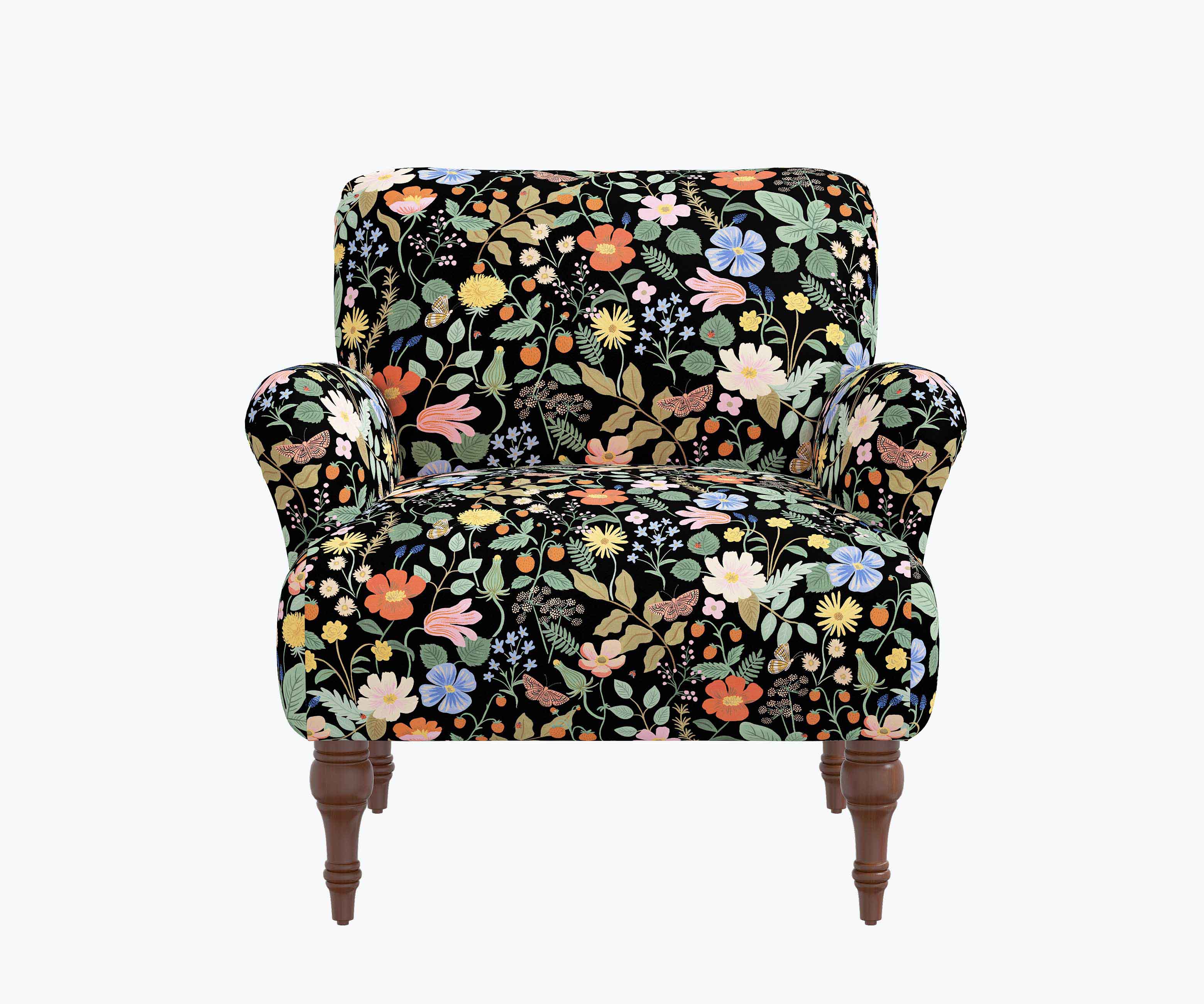 Cloverpaperco™ - Bristol Armchair - Strawberry Fields