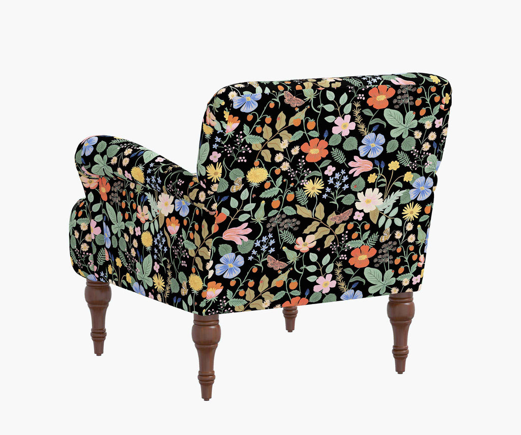 Cloverpaperco™ - Bristol Armchair - Strawberry Fields
