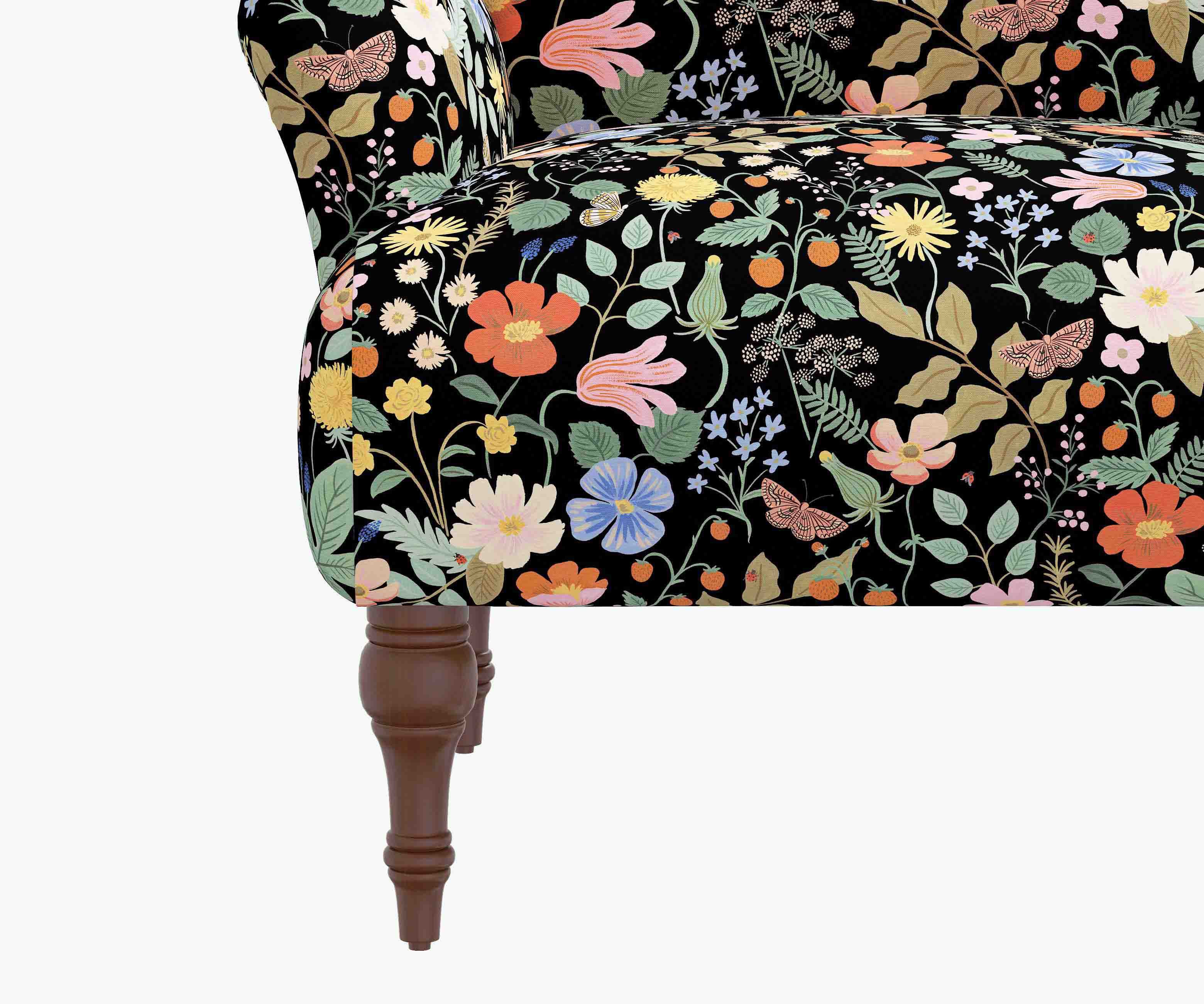 Cloverpaperco™ - Bristol Armchair - Strawberry Fields