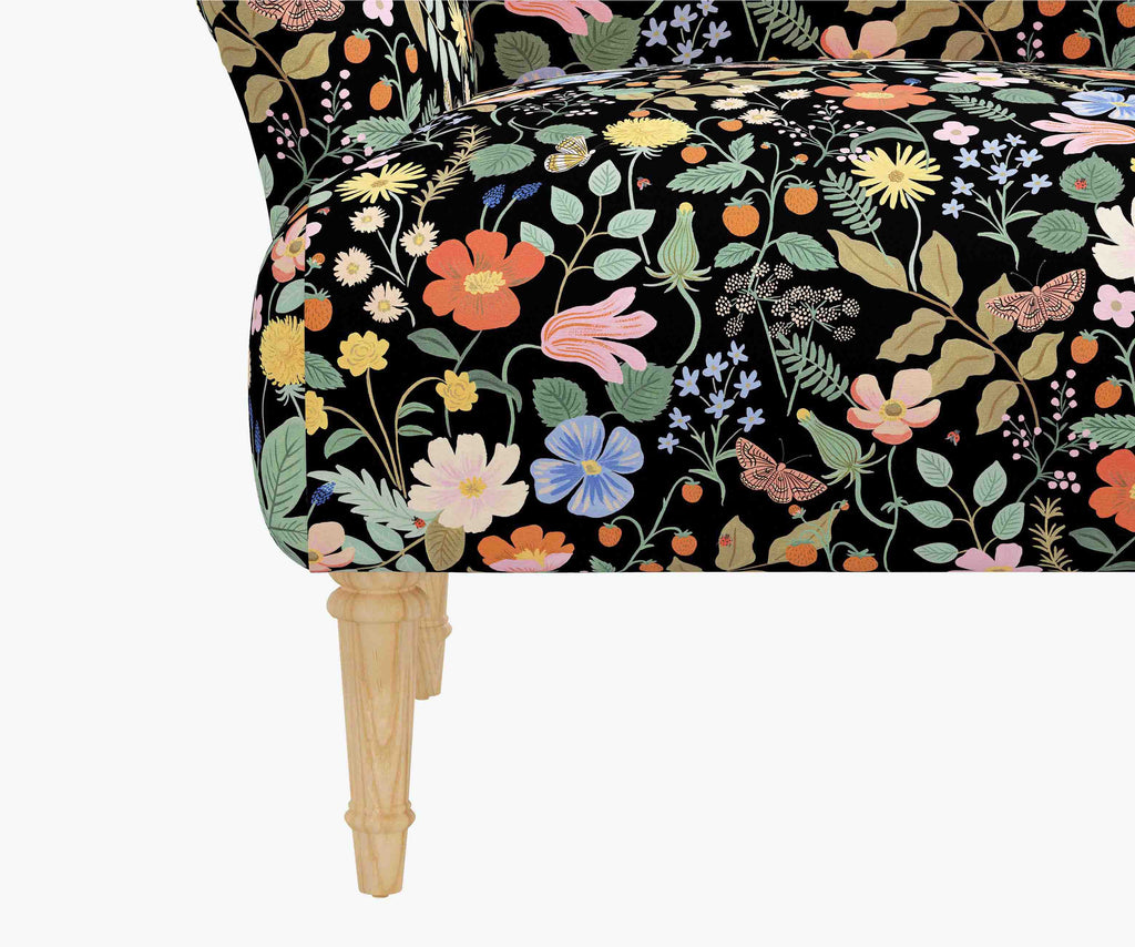 Cloverpaperco™ - Bristol Armchair - Strawberry Fields