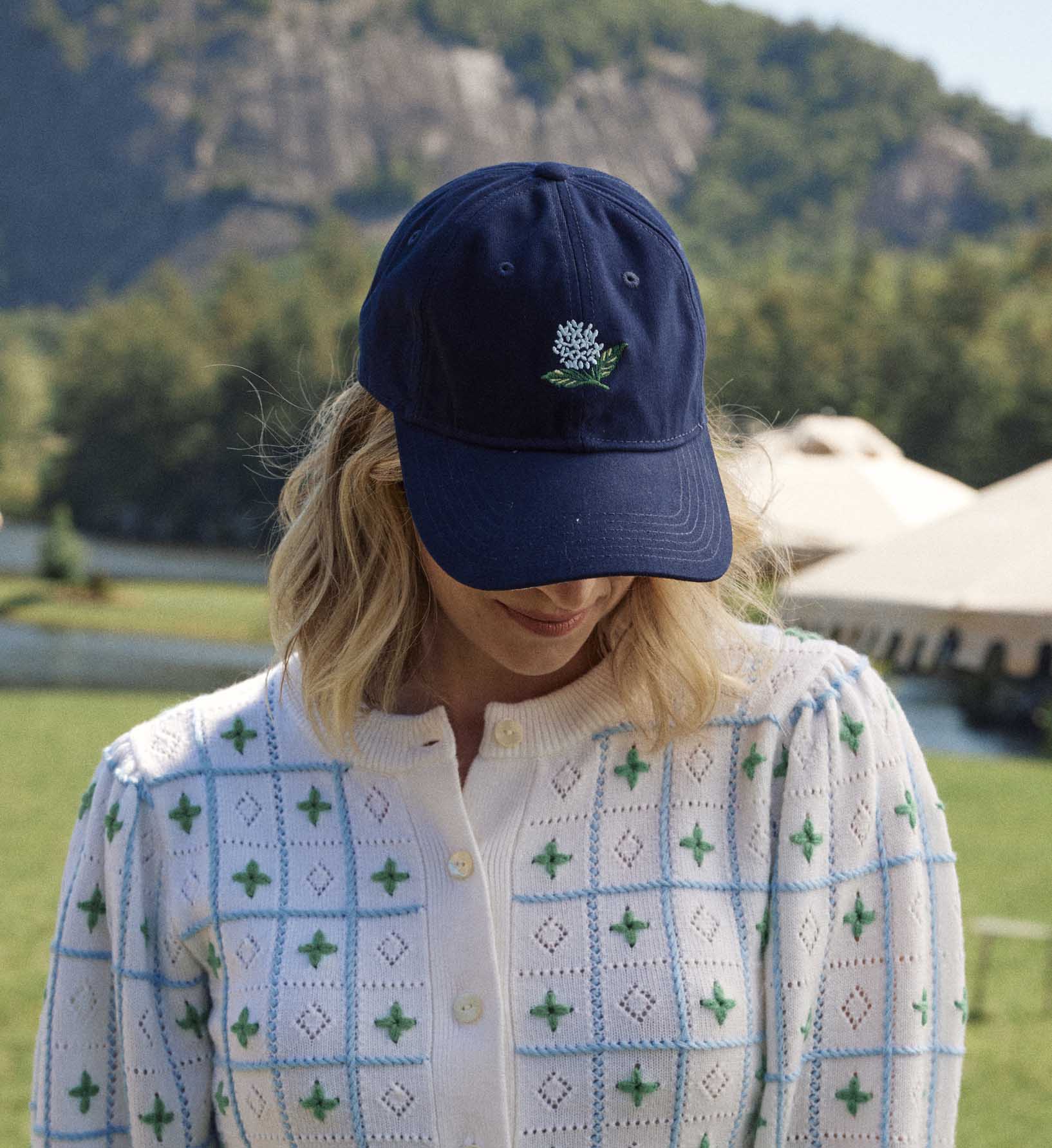 Cloverpaperco™ - Baseball Cap - Hydrangea