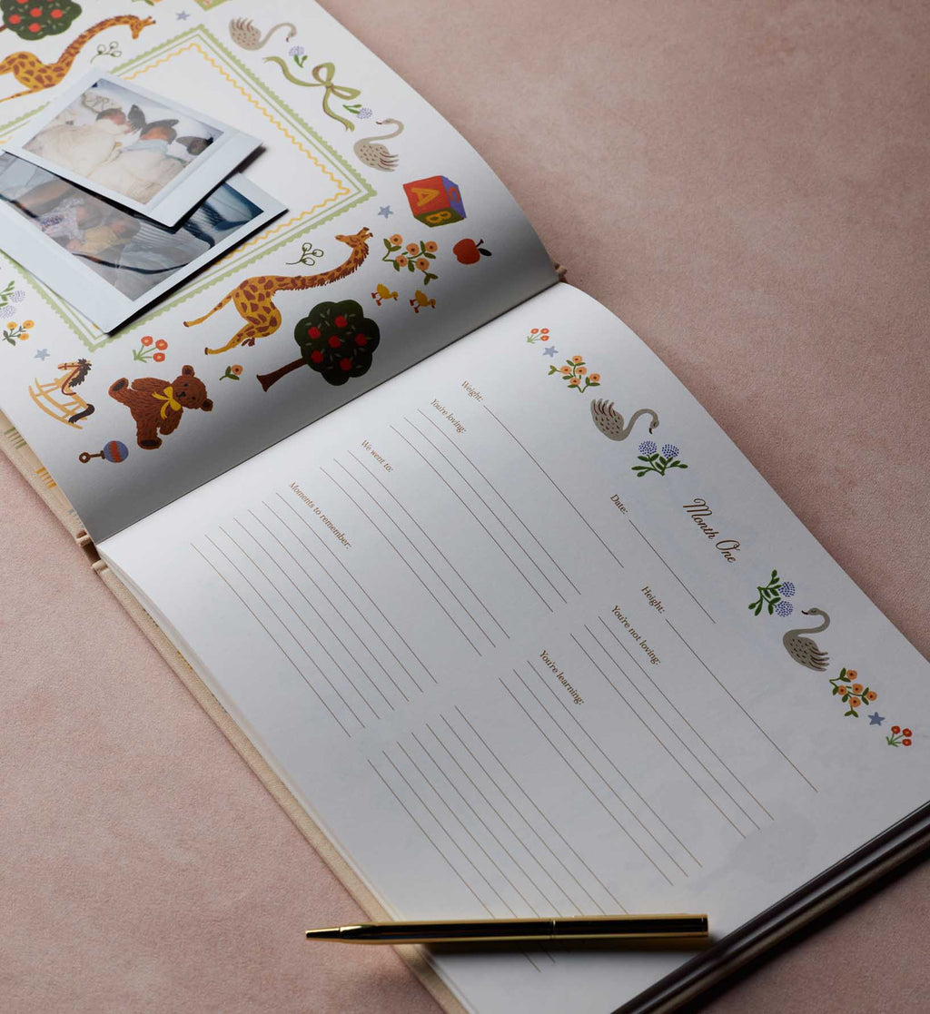 Cloverpaperco™ - Embroidered Baby Book - Storybook