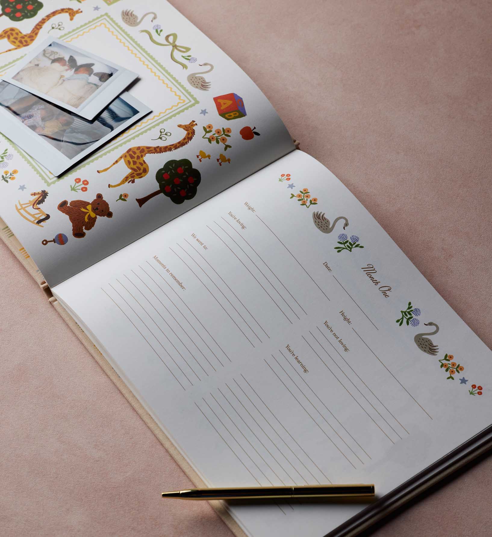 Cloverpaperco™ - Embroidered Baby Book - Storybook