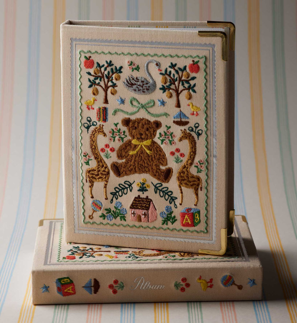 Cloverpaperco™ - Embroidered Small Photo Album - Storybook