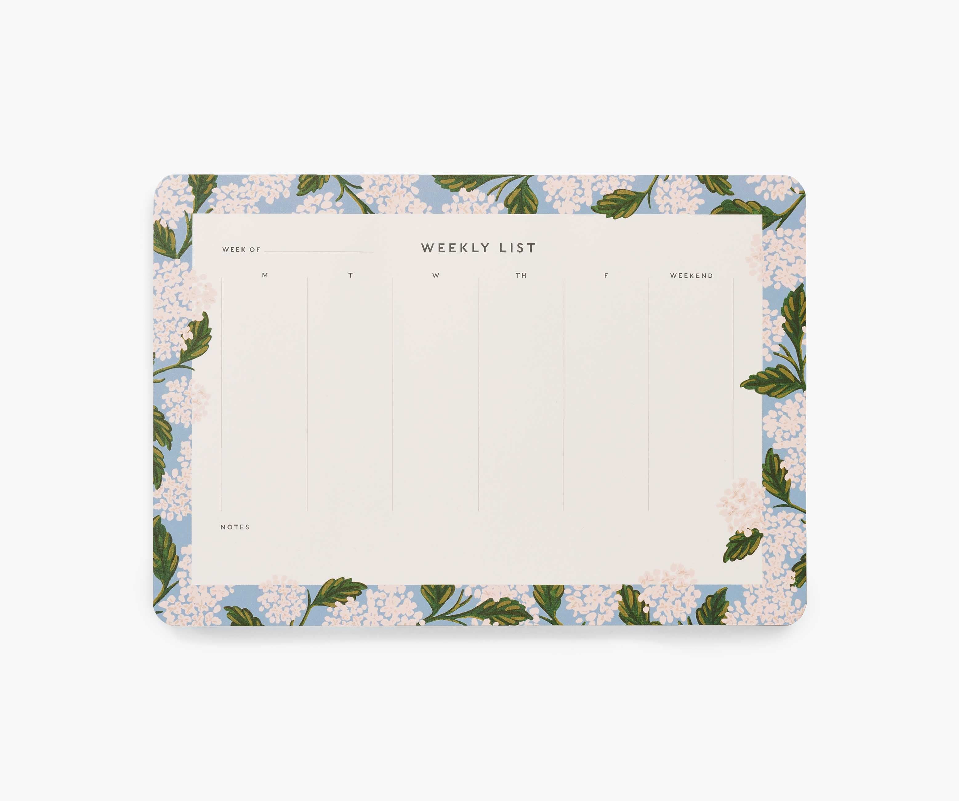 Cloverpaperco™ - Weekly Desk Pad - Hydrangea
