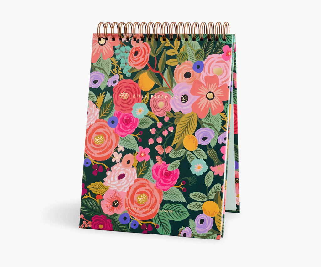 Cloverpaperco™ - Desktop Weekly Planner - Garden Party