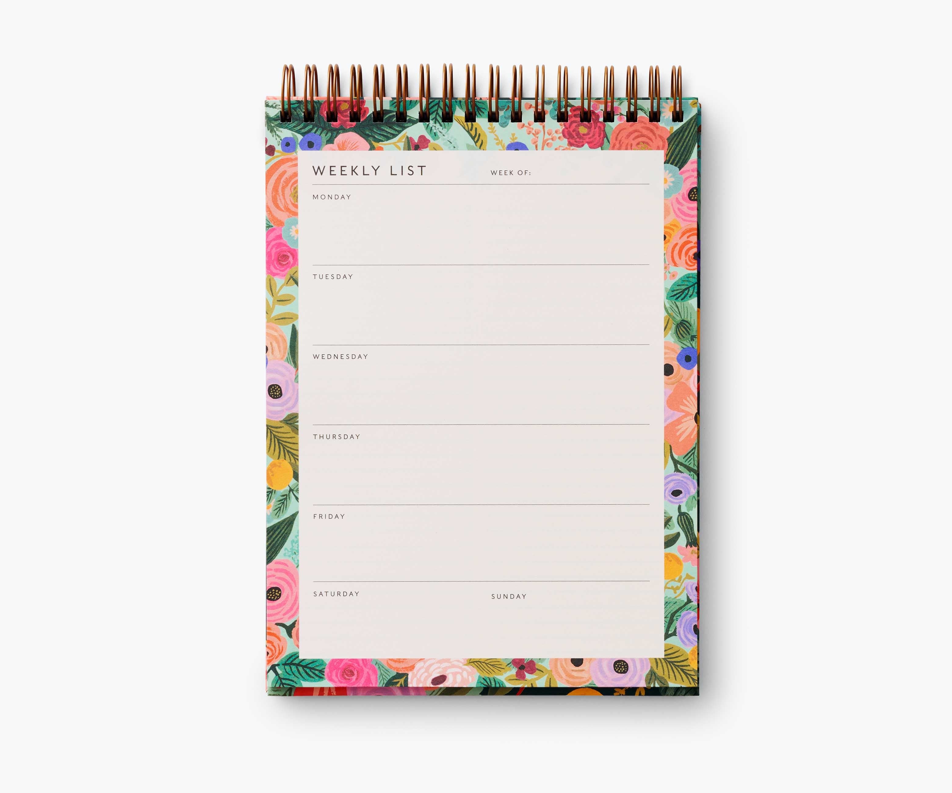 Cloverpaperco™ - Desktop Weekly Planner - Garden Party