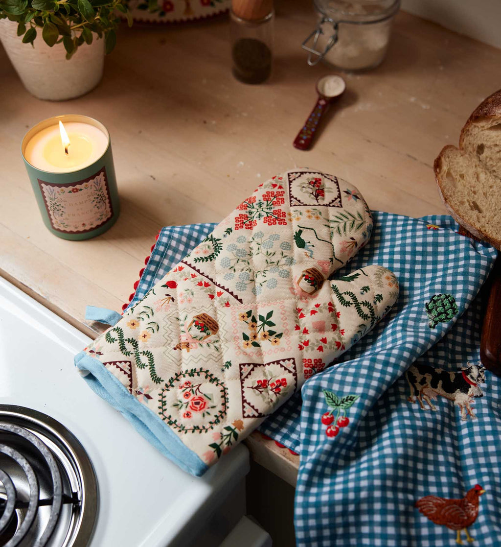 Cloverpaperco™ - Oven Mitt - Home Sweet Home