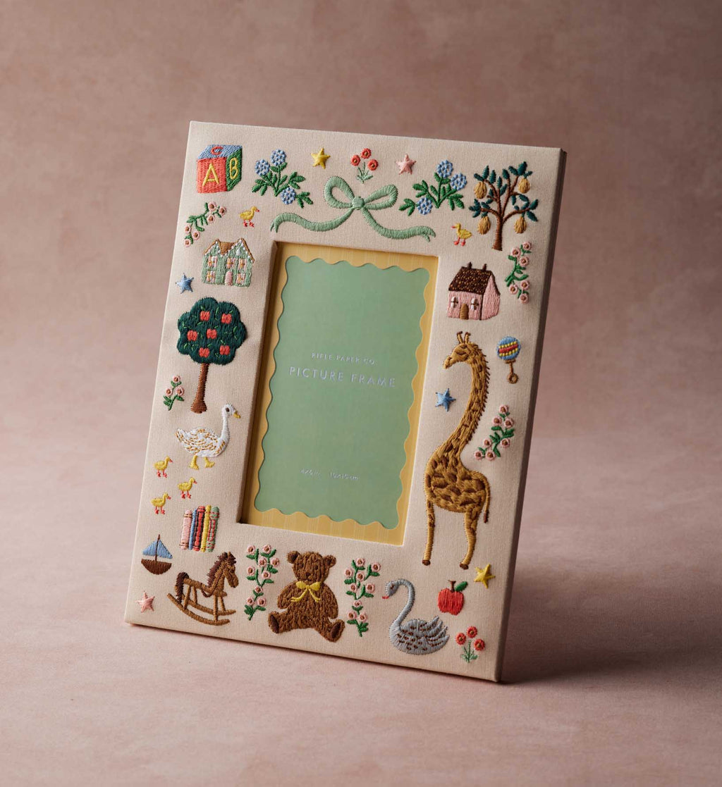 Cloverpaperco™ - Embroidered Picture Frame - Storybook