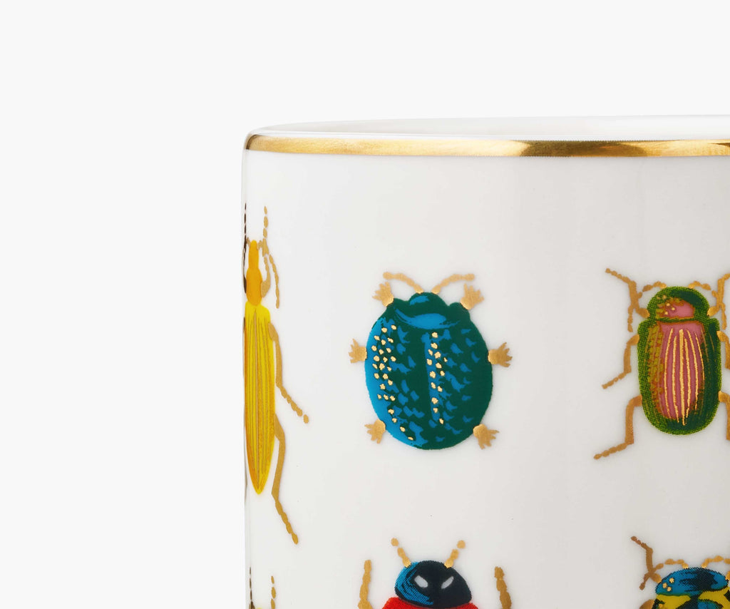 Cloverpaperco™ - Porcelain Vase - Beetles & Bugs