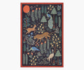 Cloverpaperco™ - Menagerie Les Fauves Printed Rug - Black