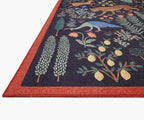 Cloverpaperco™ - Menagerie Les Fauves Printed Rug - Black
