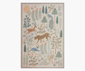 Cloverpaperco™ - Menagerie Les Fauves Printed Rug - Cream
