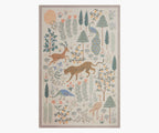 Cloverpaperco™ - Menagerie Les Fauves Printed Rug - Cream