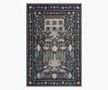 Cloverpaperco™ - Menagerie Camont Printed Rug - Black