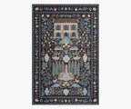 Cloverpaperco™ - Menagerie Camont Printed Rug - Black