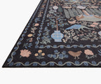 Cloverpaperco™ - Menagerie Camont Printed Rug - Black
