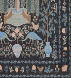 Cloverpaperco™ - Menagerie Camont Printed Rug - Black