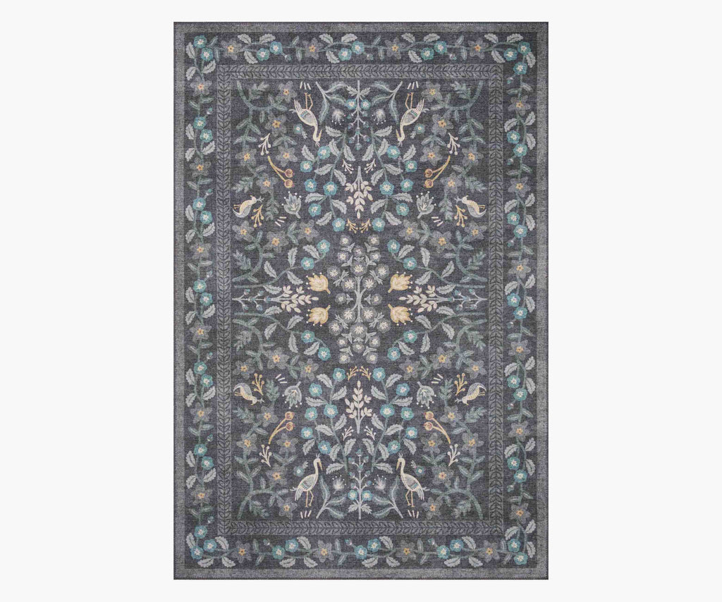 Cloverpaperco™ - Maison Nightingale Power Loomed Rug - Black