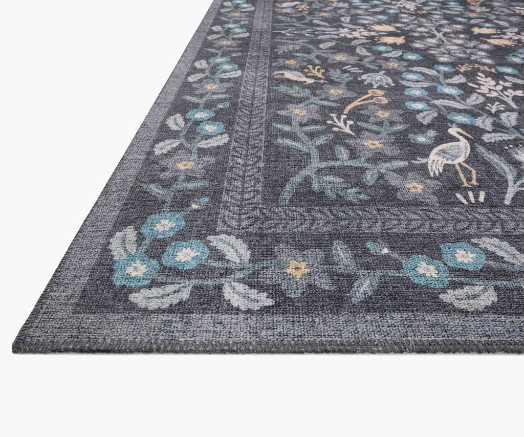 Cloverpaperco™ - Maison Nightingale Power Loomed Rug - Black