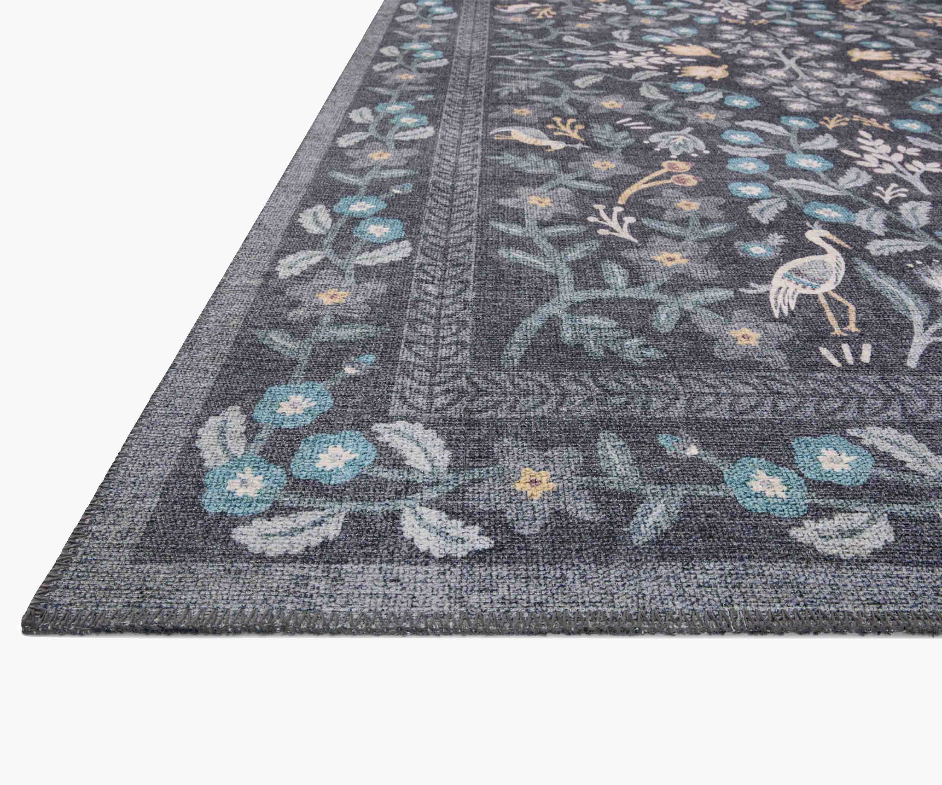 Cloverpaperco™ - Maison Nightingale Power Loomed Rug - Black