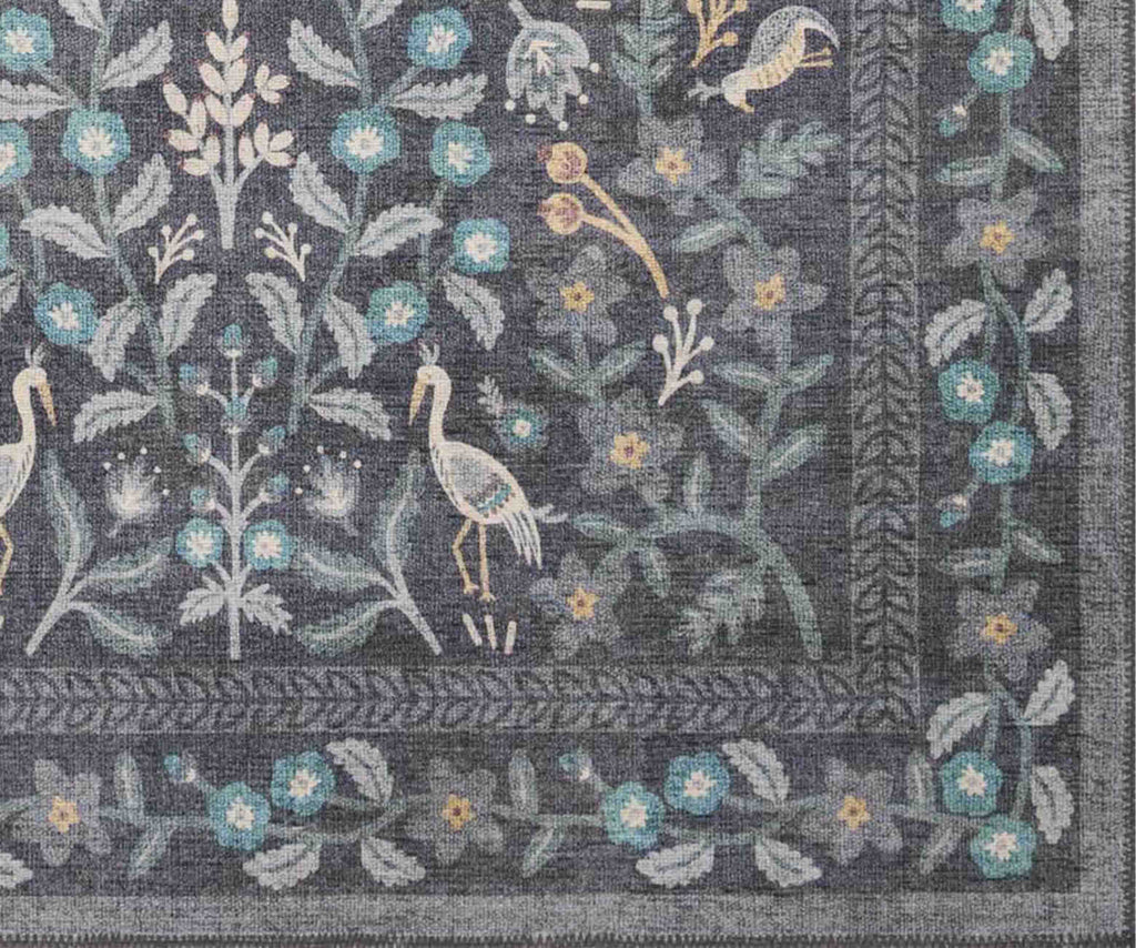 Cloverpaperco™ - Maison Nightingale Power Loomed Rug - Black