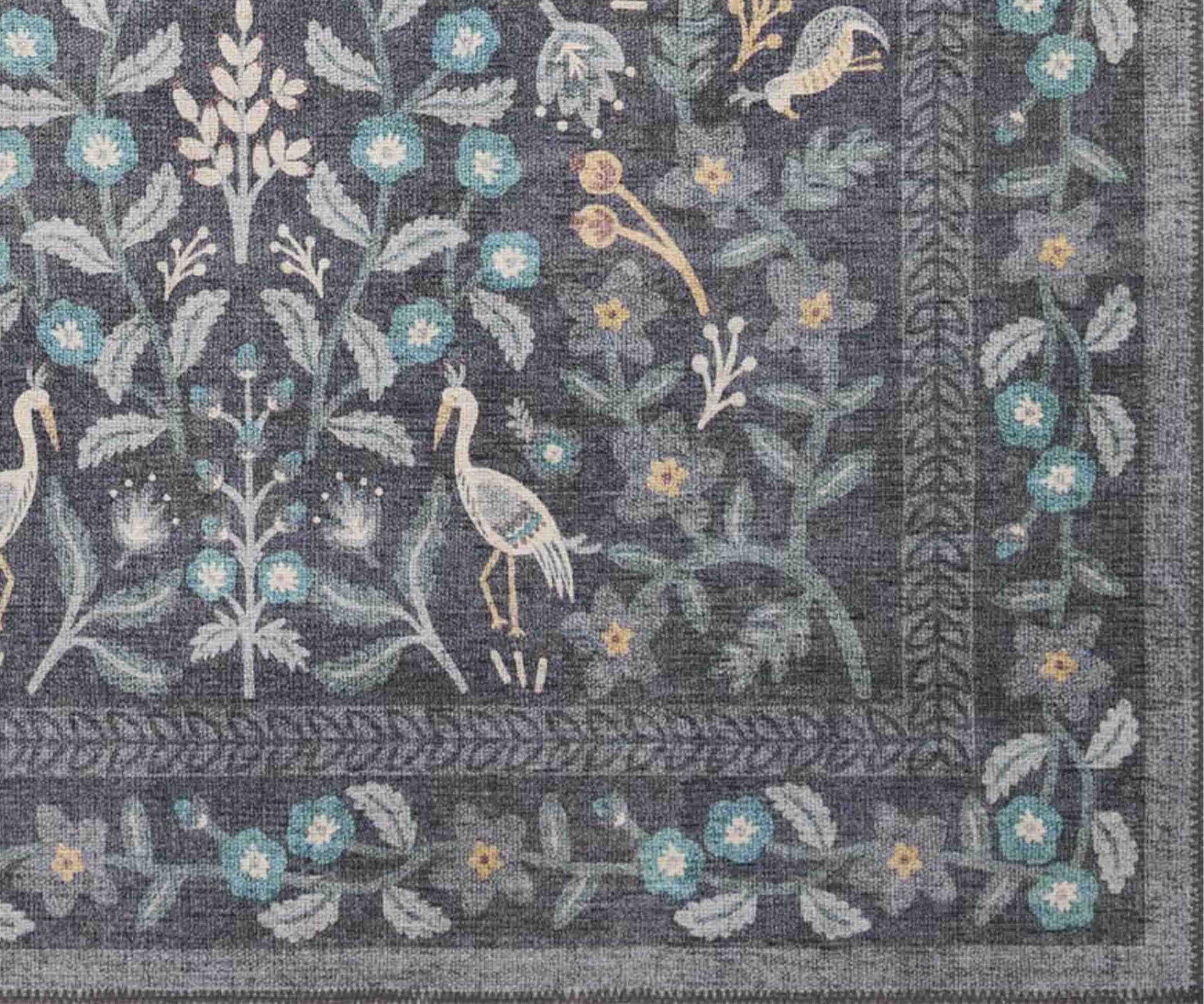 Cloverpaperco™ - Maison Nightingale Power Loomed Rug - Black