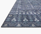 Cloverpaperco™ - Maison Rosette Power Loomed Rug - Blue