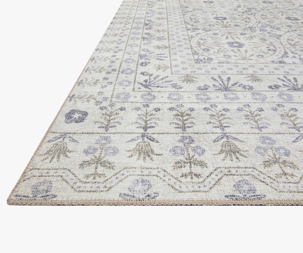 Cloverpaperco™ - Maison Rosette Power Loomed Rug - Ivory