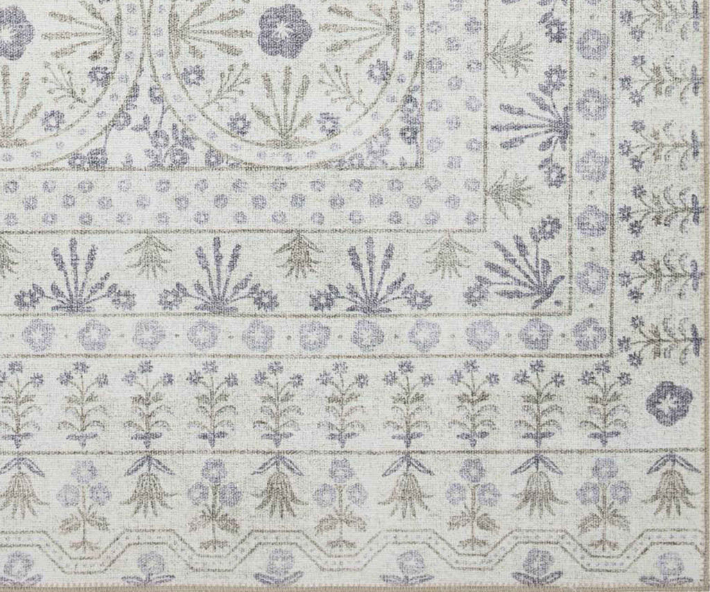 Cloverpaperco™ - Maison Rosette Power Loomed Rug - Ivory