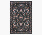 Cloverpaperco™ - Maison Tuileries Power Loomed Rug - Black