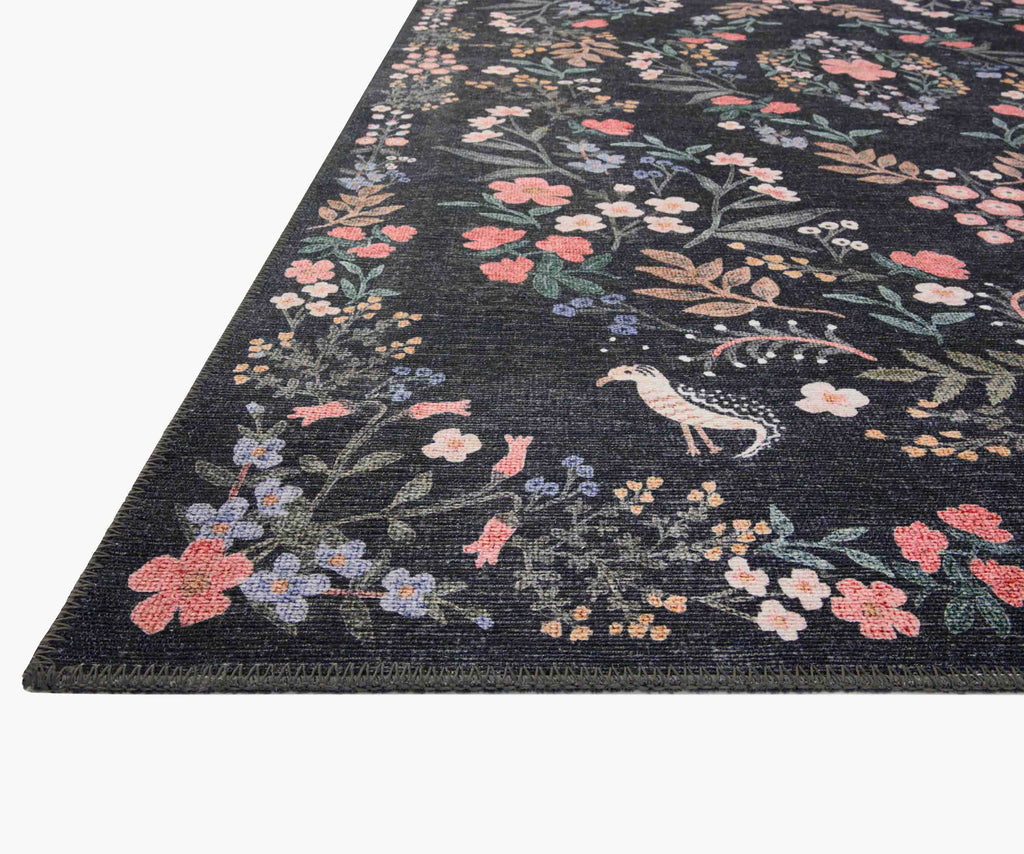 Cloverpaperco™ - Maison Tuileries Power Loomed Rug - Black