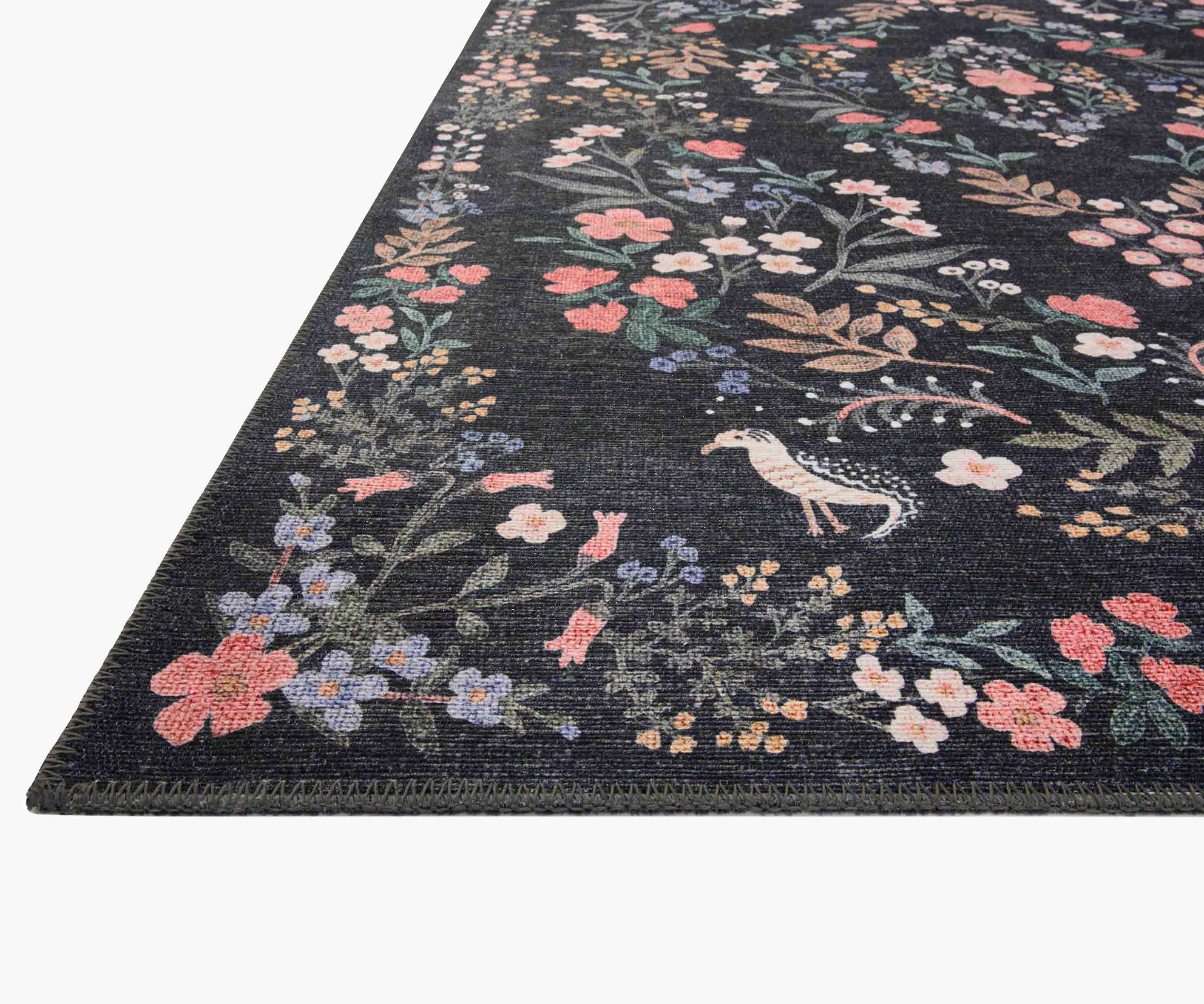 Cloverpaperco™ - Maison Tuileries Power Loomed Rug - Black