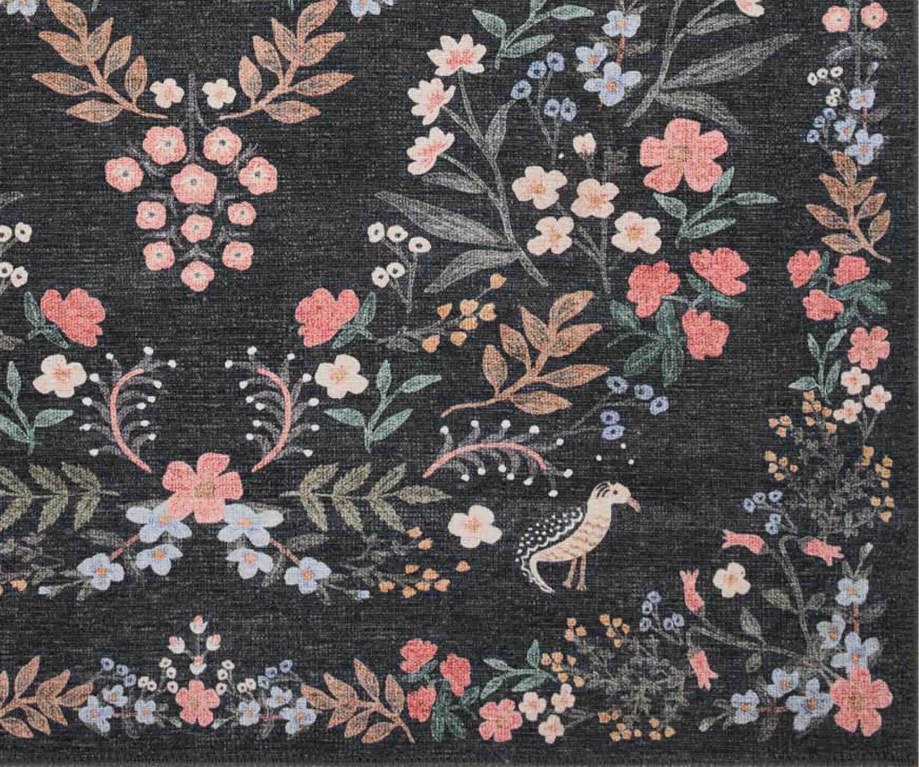 Cloverpaperco™ - Maison Tuileries Power Loomed Rug - Black