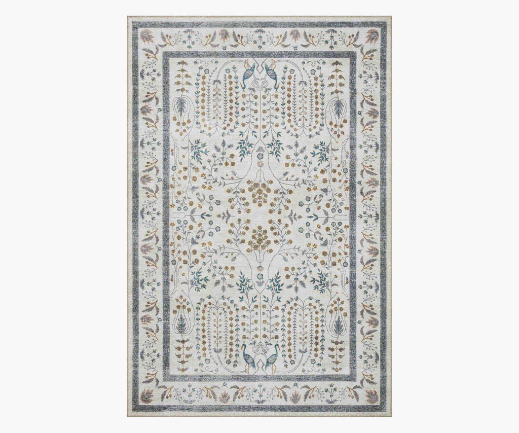 Cloverpaperco™ - Maison Wisteria Power Loomed Rug - Cream