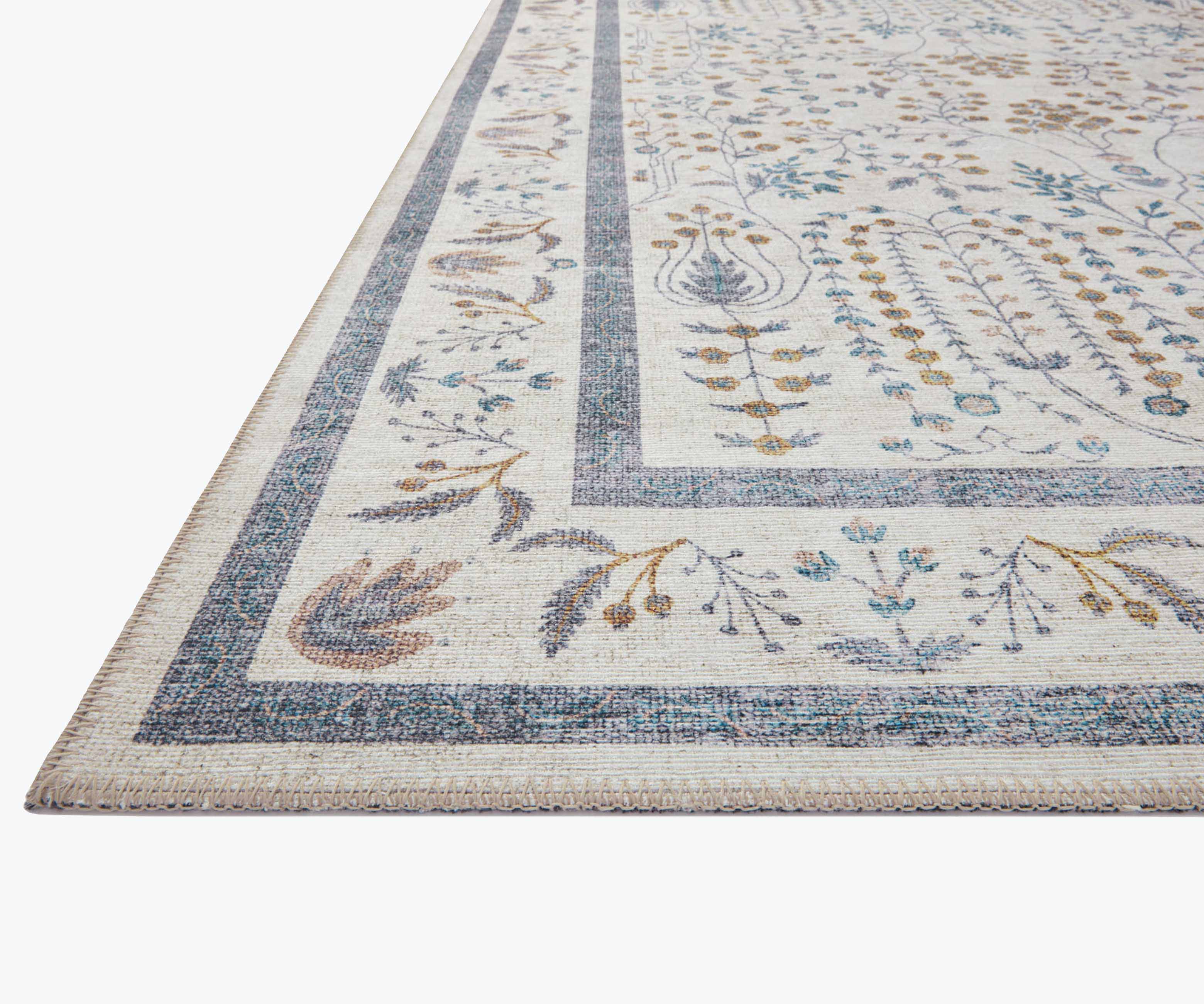 Cloverpaperco™ - Maison Wisteria Power Loomed Rug - Cream