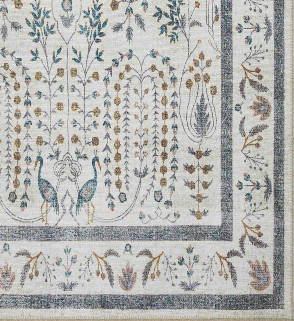 Cloverpaperco™ - Maison Wisteria Power Loomed Rug - Cream
