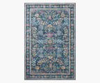 Cloverpaperco™ - Maison Frances Power Loomed Rug - Blue Multi