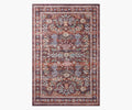 Cloverpaperco™ - Maison Frances Power Loomed Rug - Burgundy