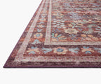 Cloverpaperco™ - Maison Frances Power Loomed Rug - Burgundy