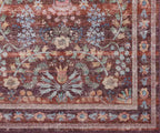 Cloverpaperco™ - Maison Frances Power Loomed Rug - Burgundy