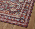Cloverpaperco™ - Maison Frances Power Loomed Rug - Burgundy