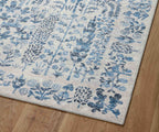 Cloverpaperco™ - Maison Grove Power Loomed Rug - Blue