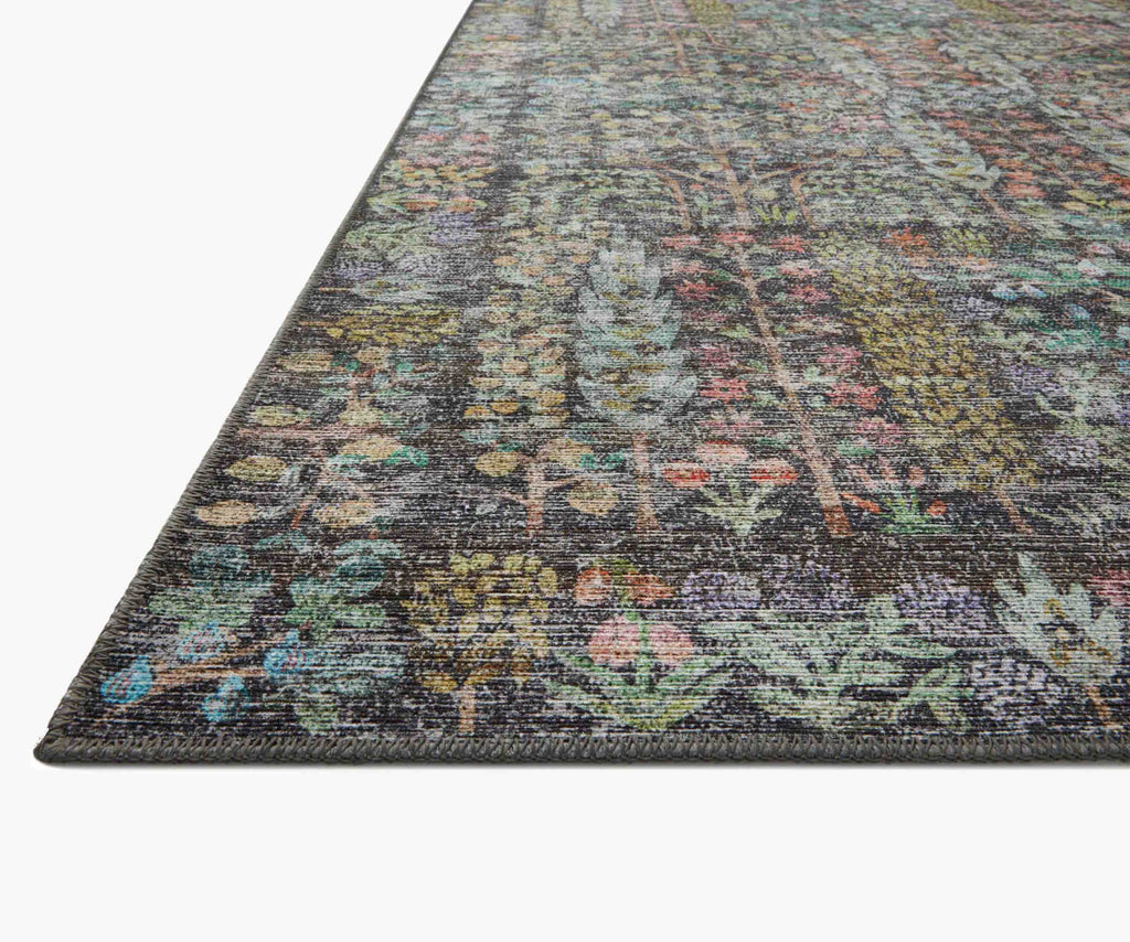 Cloverpaperco™ - Maison Grove Power Loomed Rug - Charcoal
