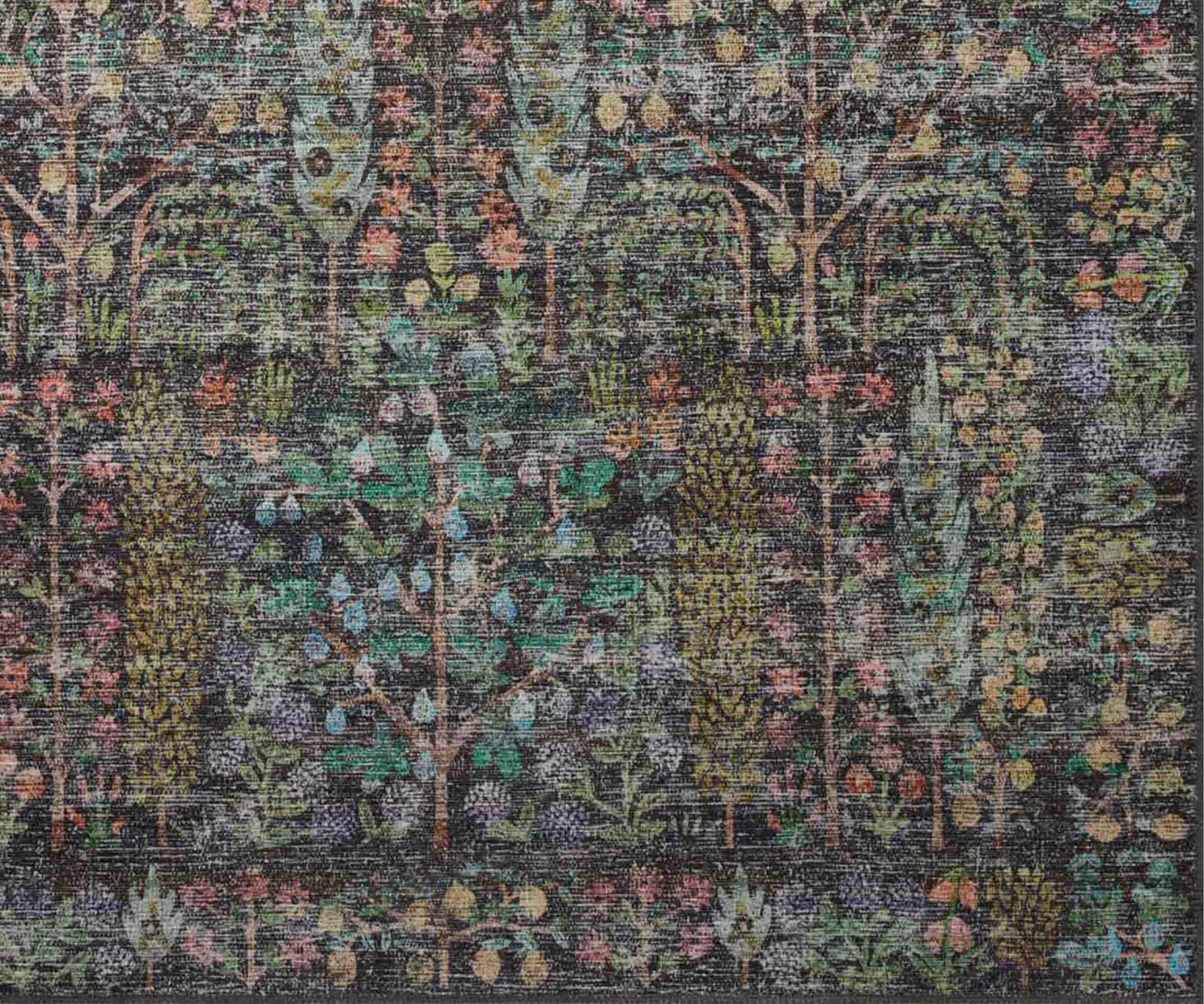 Cloverpaperco™ - Maison Grove Power Loomed Rug - Charcoal