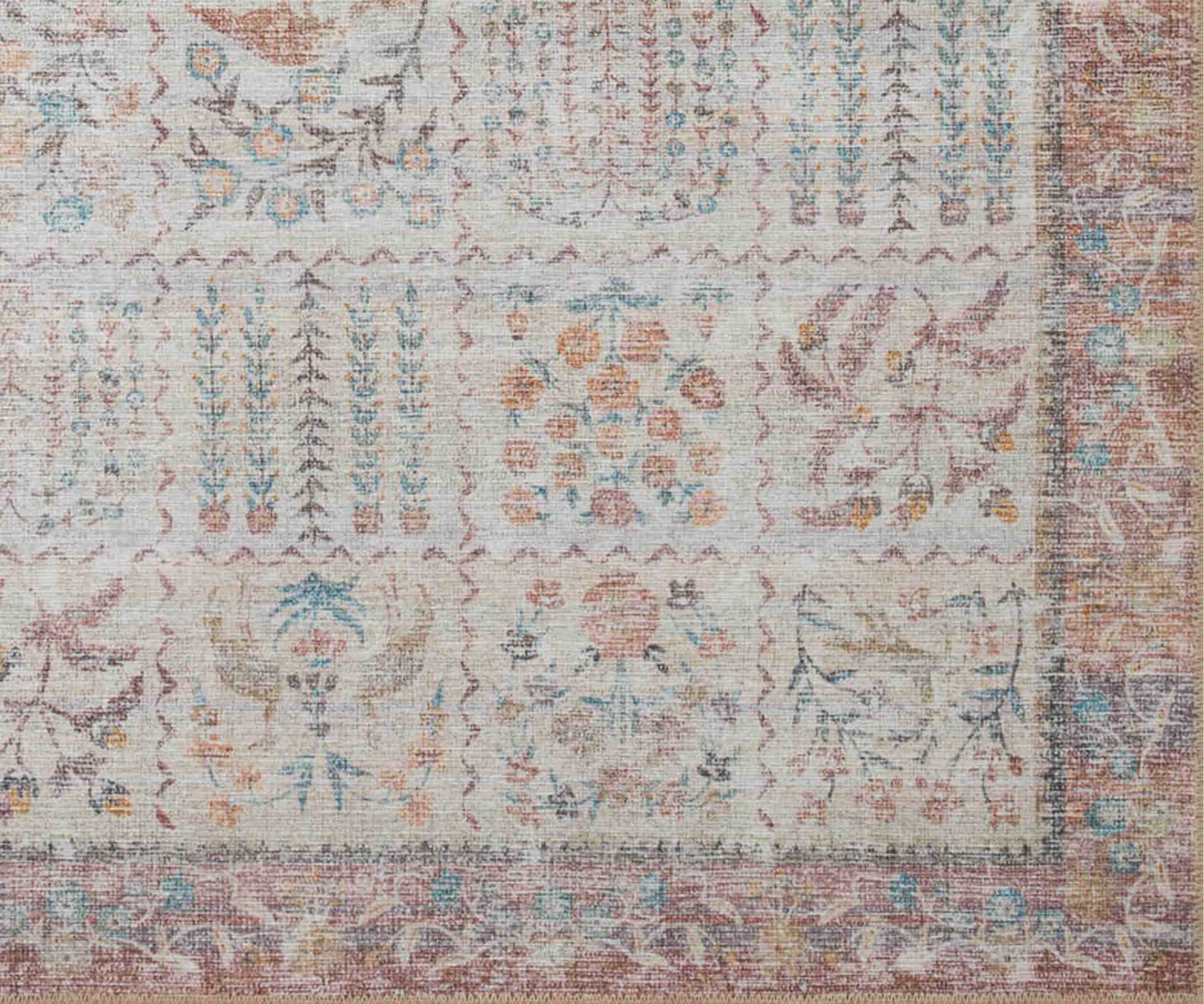 Cloverpaperco™ - Maison Gallerie Power Loomed Rug - Cream