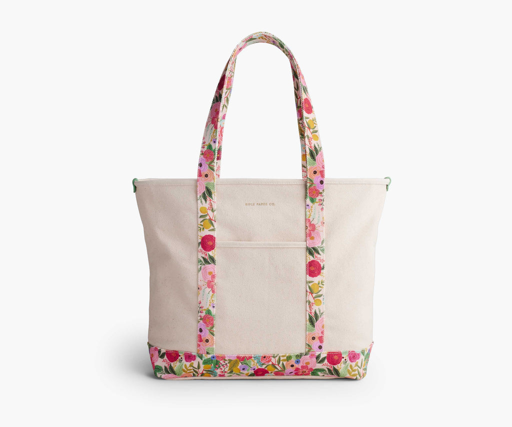 Cloverpaperco™ - Canvas Carry All - Garden Party