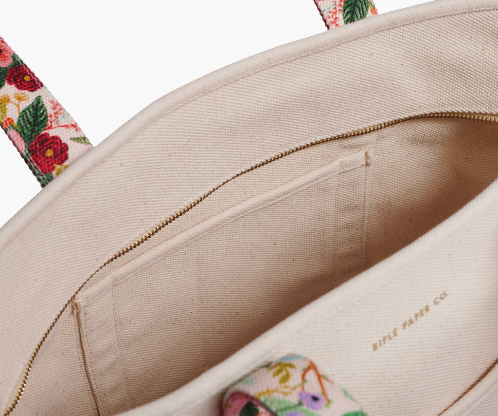 Cloverpaperco™ - Canvas Carry All - Garden Party